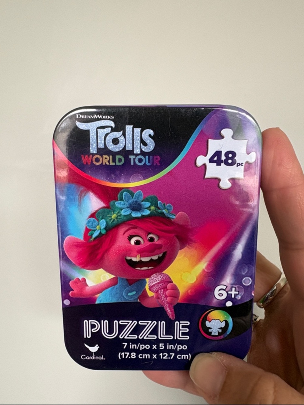 48-Piece Kids Puzzle - trolls world tour Pink brand new sealed